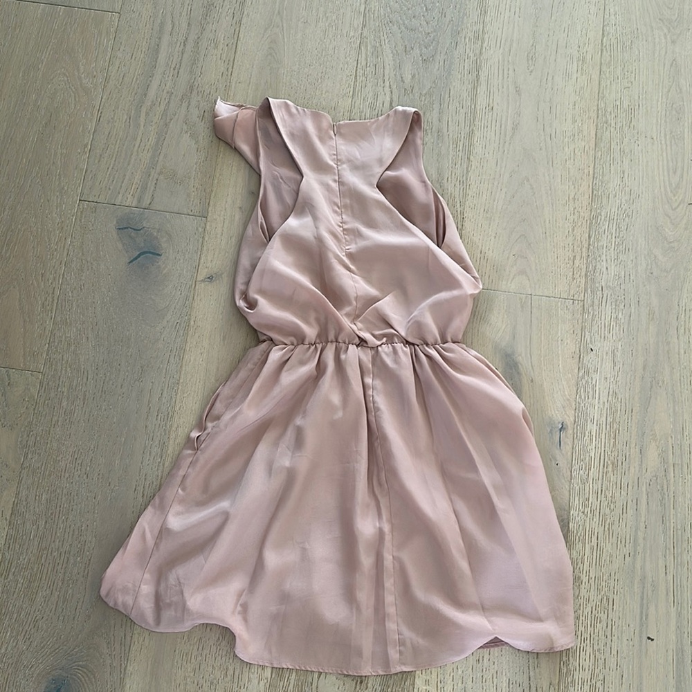 BCBGeneration Pink One Shoulder Cocktail Dress - Picture 3 of 3